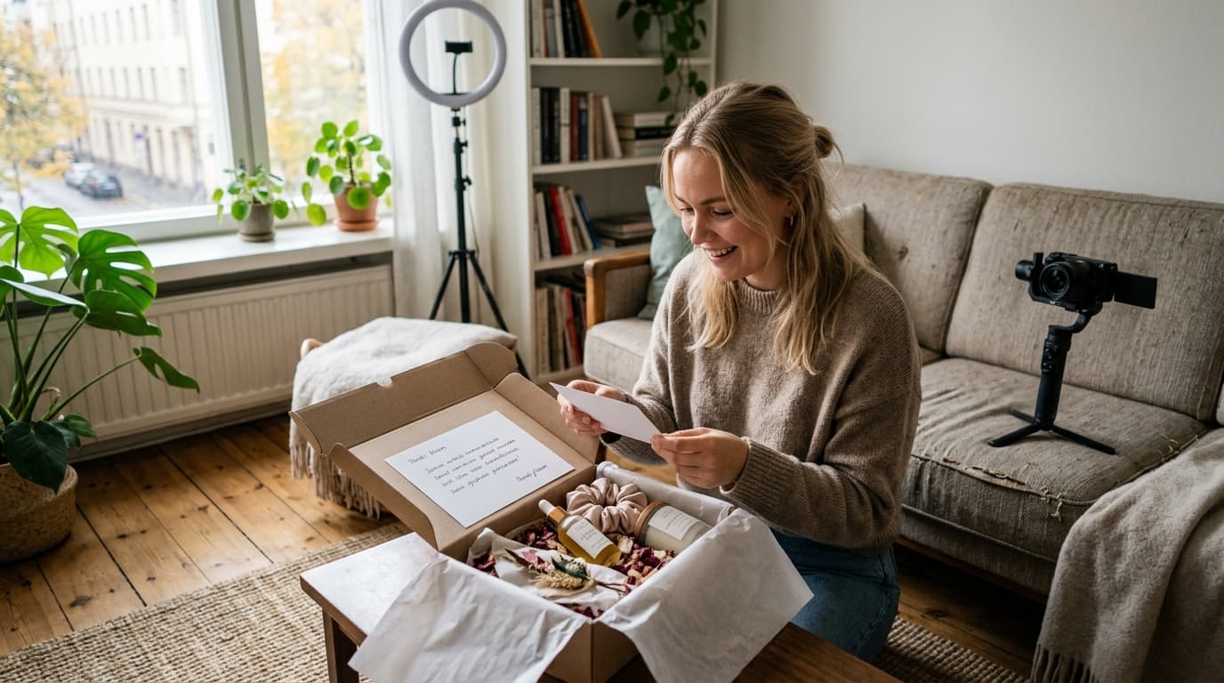 PR-lahja: Mitä se on ja miten vaikuttajat hyötyvät niistä?