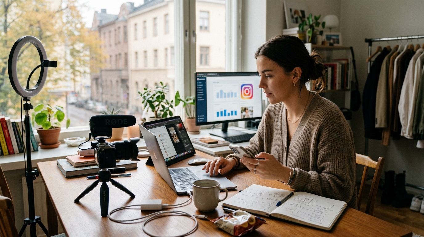 Influensserin työ ja ansaintamallit