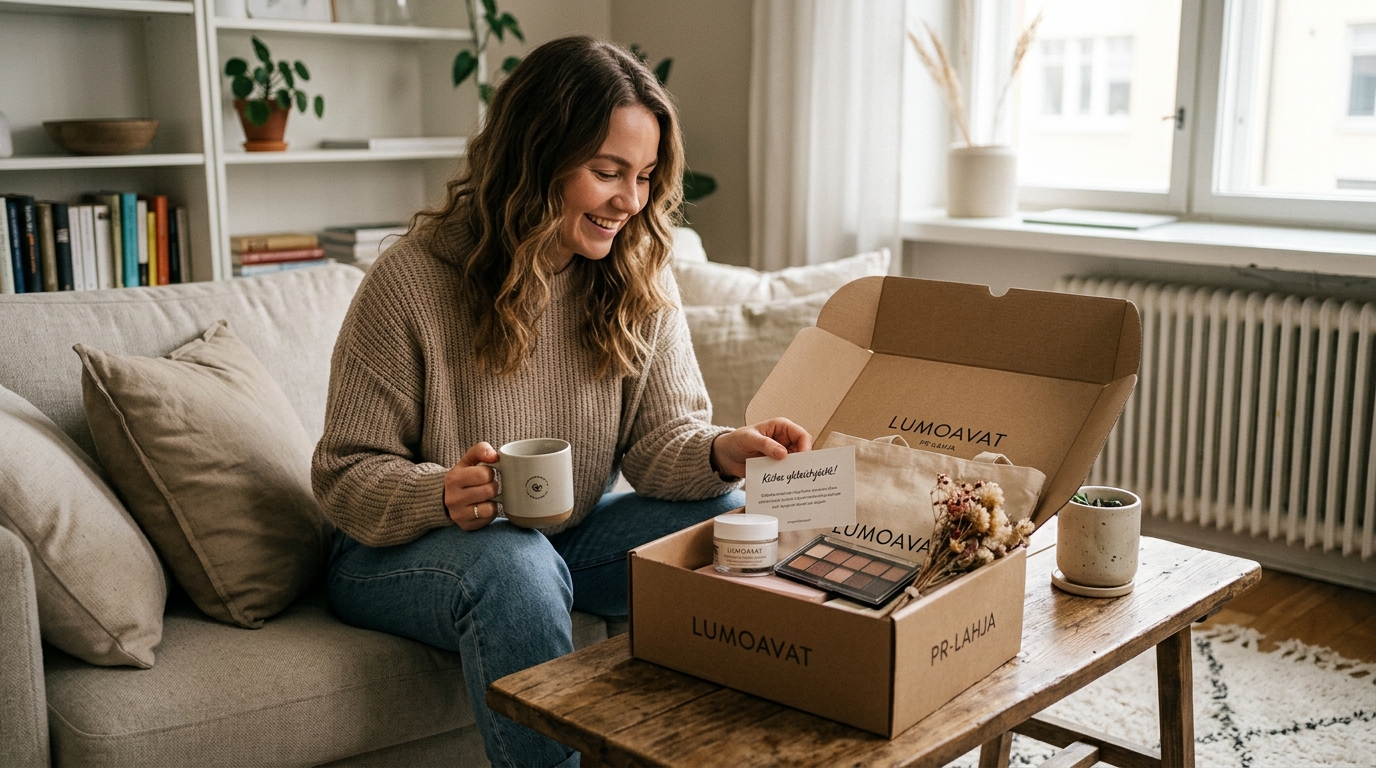 Miten yritykset ja vaikuttajat hyötyvät PR-lahjoista?